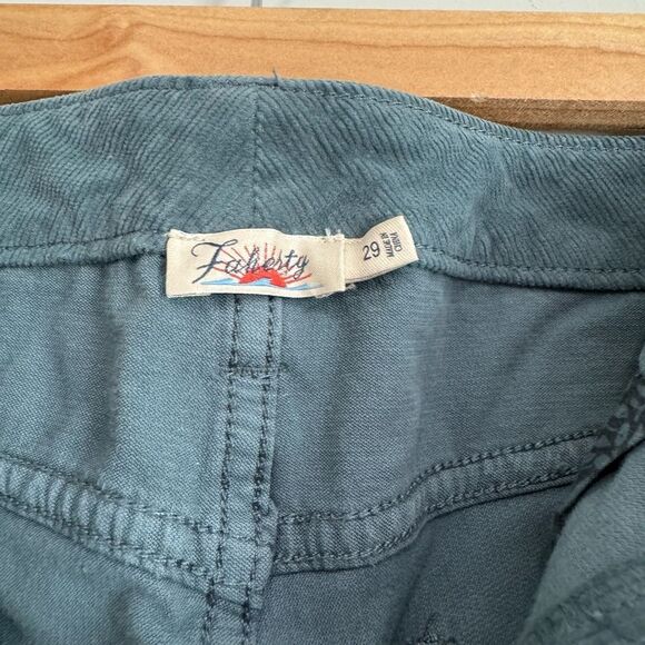 Faherty Julianne High Waist Straight Leg Cord - Picture 3 of 5